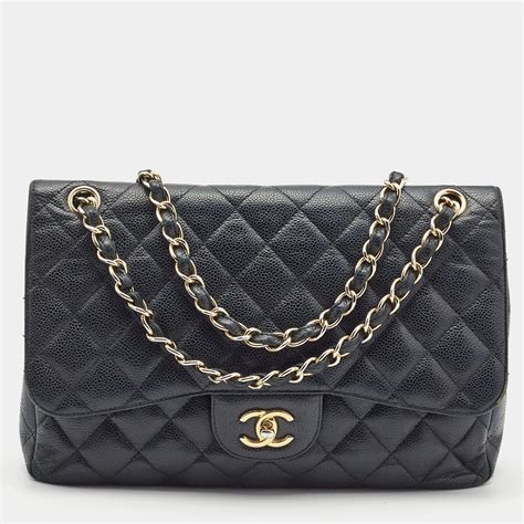 chanel jumbo bag caviar price|CHANEL Caviar Quilted Jumbo Double Flap Black .